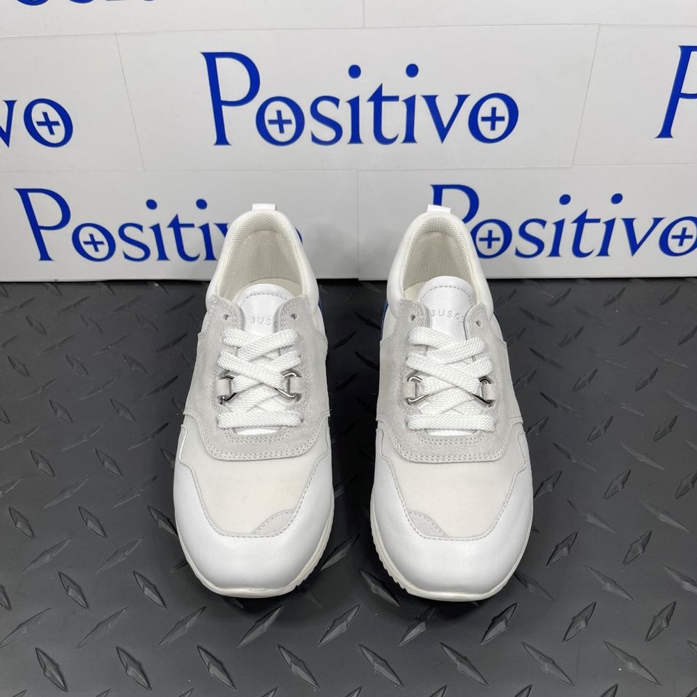 Buscemi Ventura Toddler White Trio Leather Sneakers EU 26 US 9.5 - Picture 3 of 6